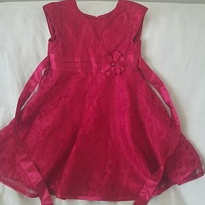 Beautiful red lace dress